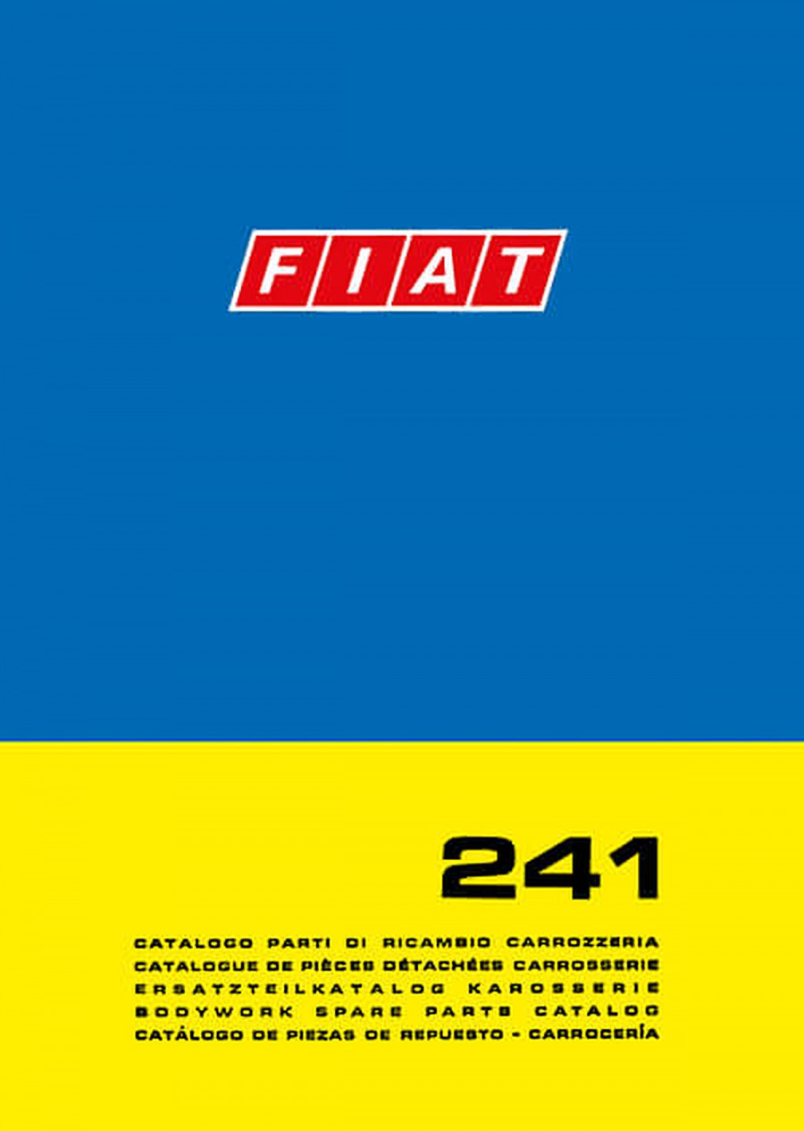 Fiat 241 Karosserie Ersatzteilkatalog
