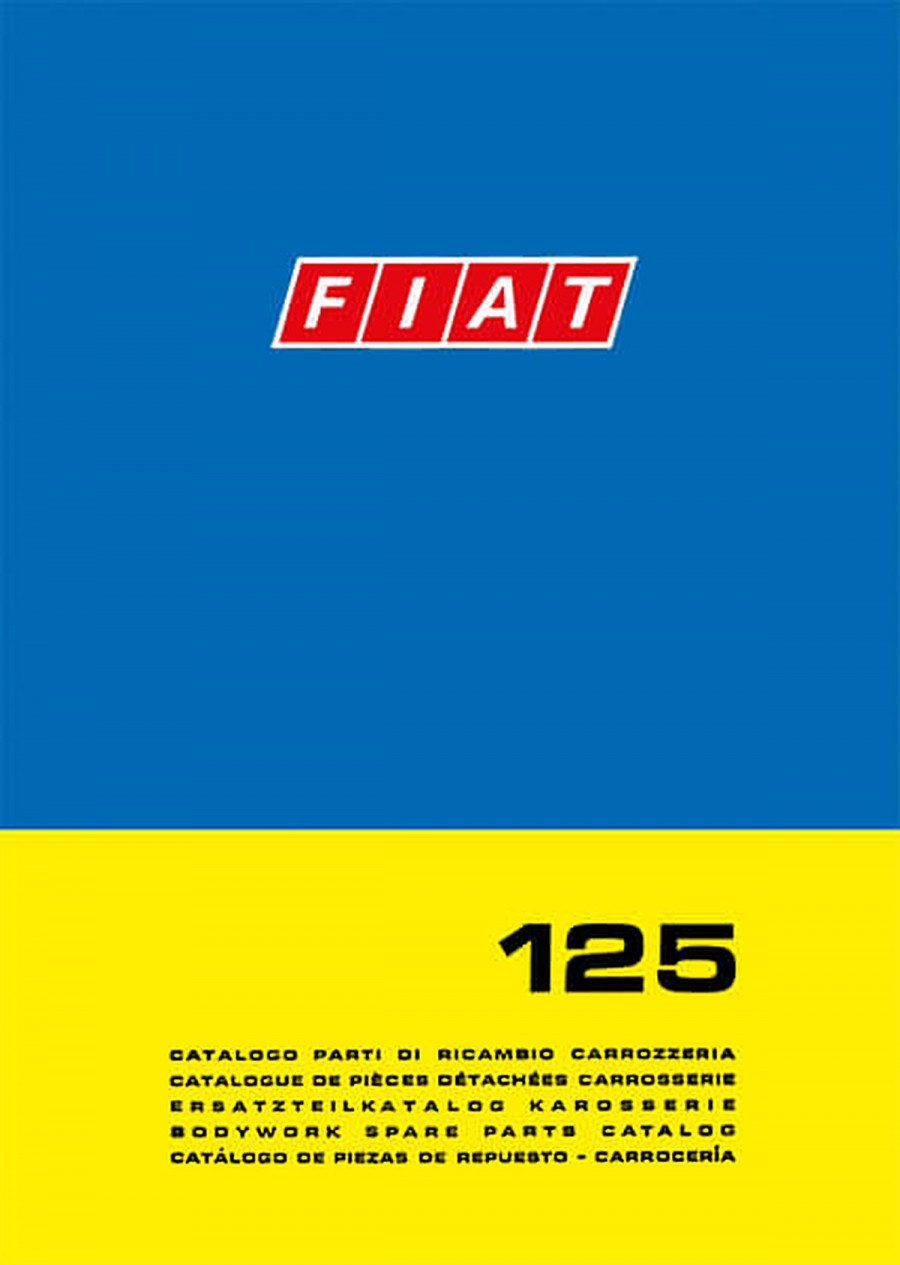 Fiat 125 Karosserie Ersatzteilkatalog