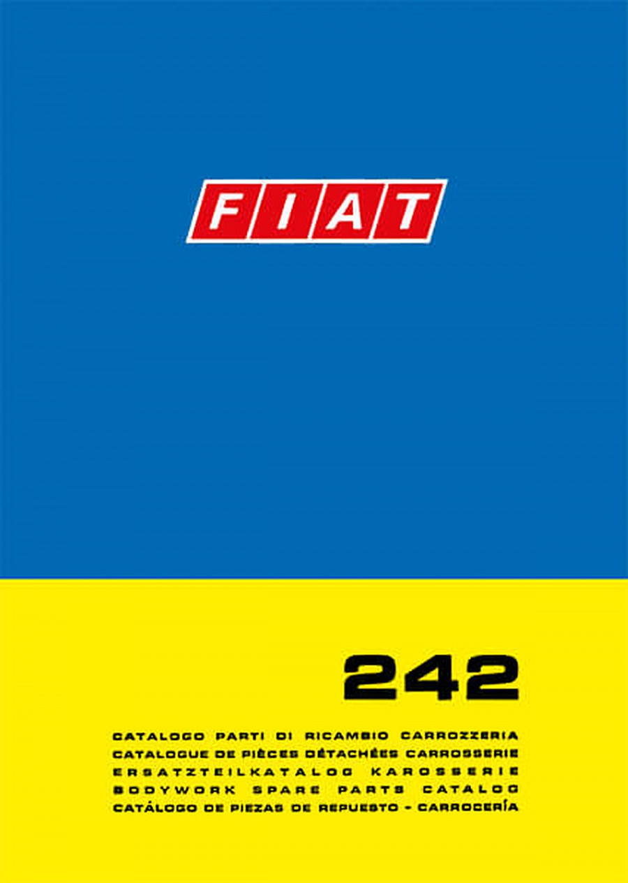 Fiat 242 Karosserie Ersatzteilkatalog
