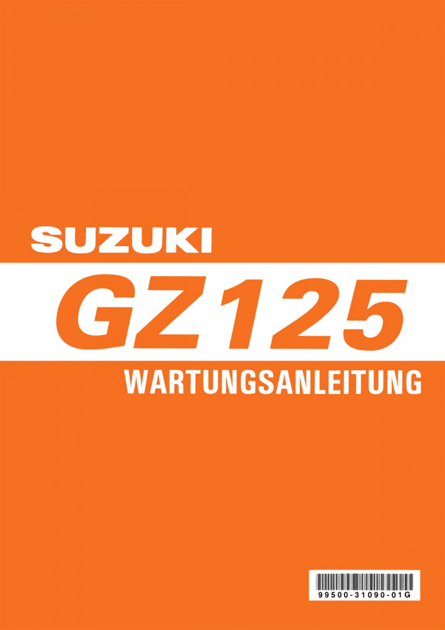 Suzuki GZ125 Reparaturanleitung