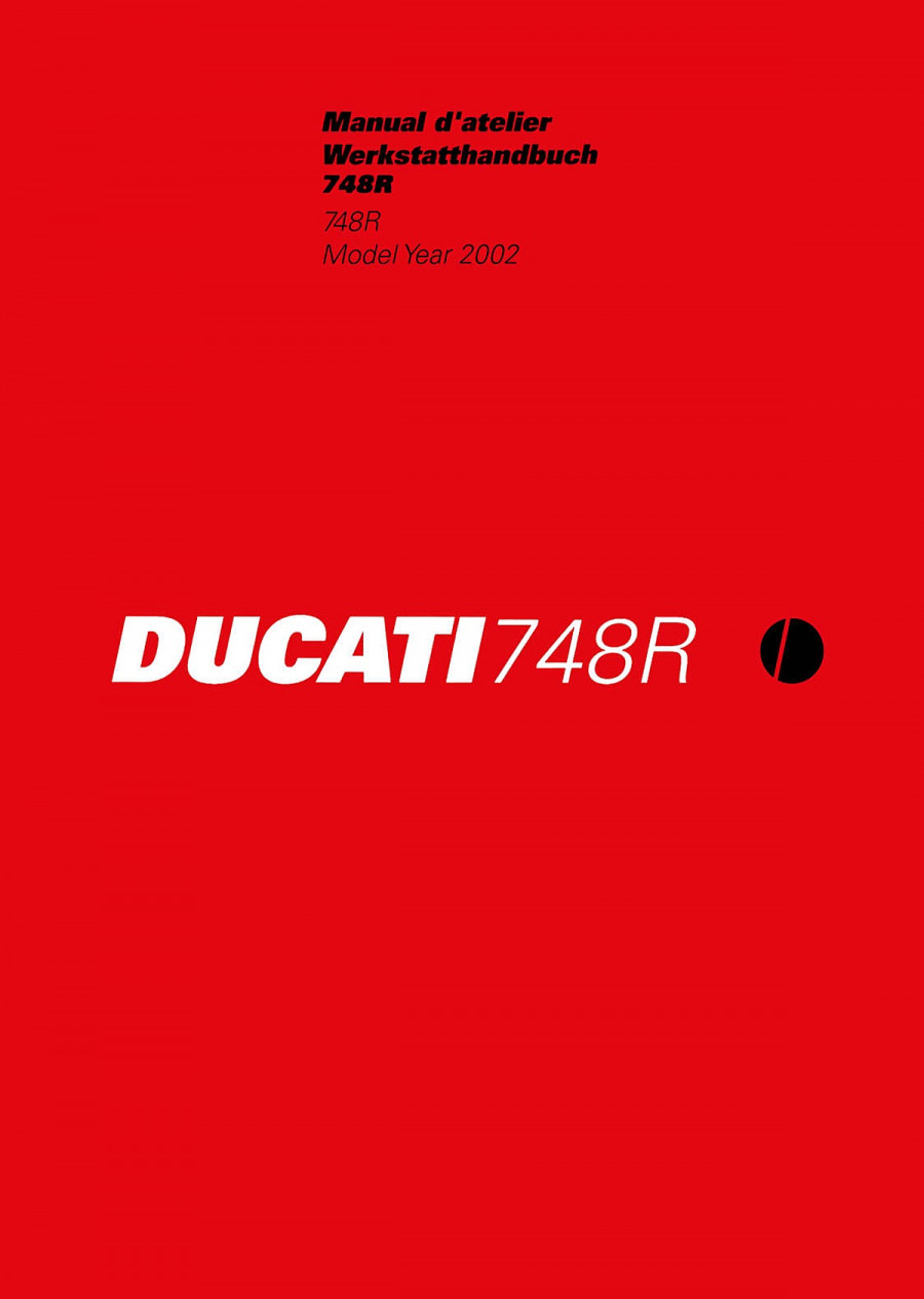 Ducati 748R MY2002 Werkstatthandbuch