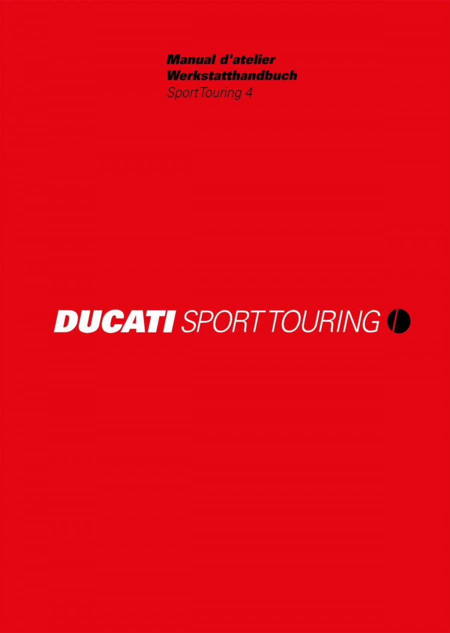 Ducati SportTouring ST4 MY1999 Werkstatthandbuch