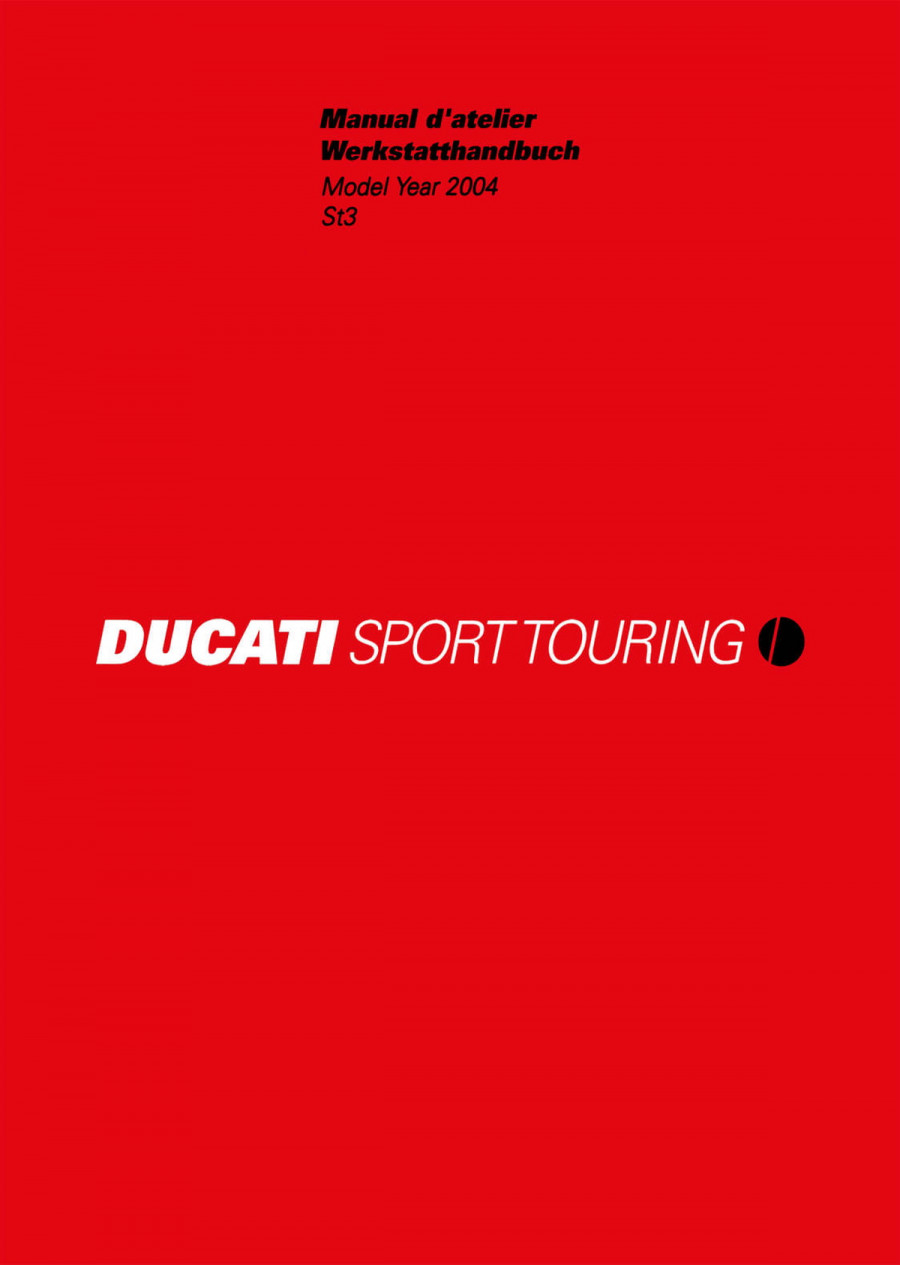 Ducati SportTouring ST3 MY2004 Werkstatthandbuch