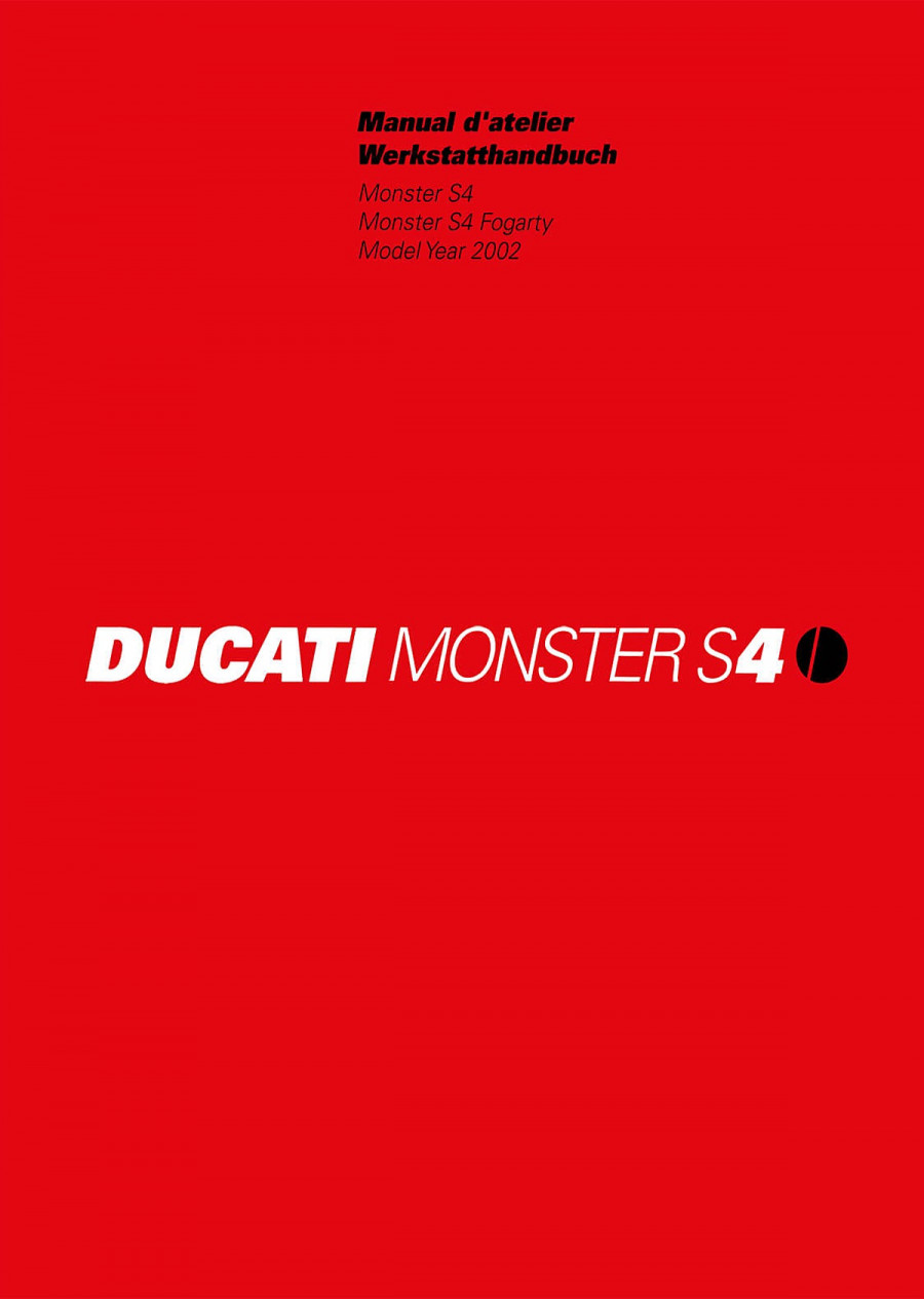 Ducati Monster S4 und S4 Fogarty MY2002 Werkstatthandbuch