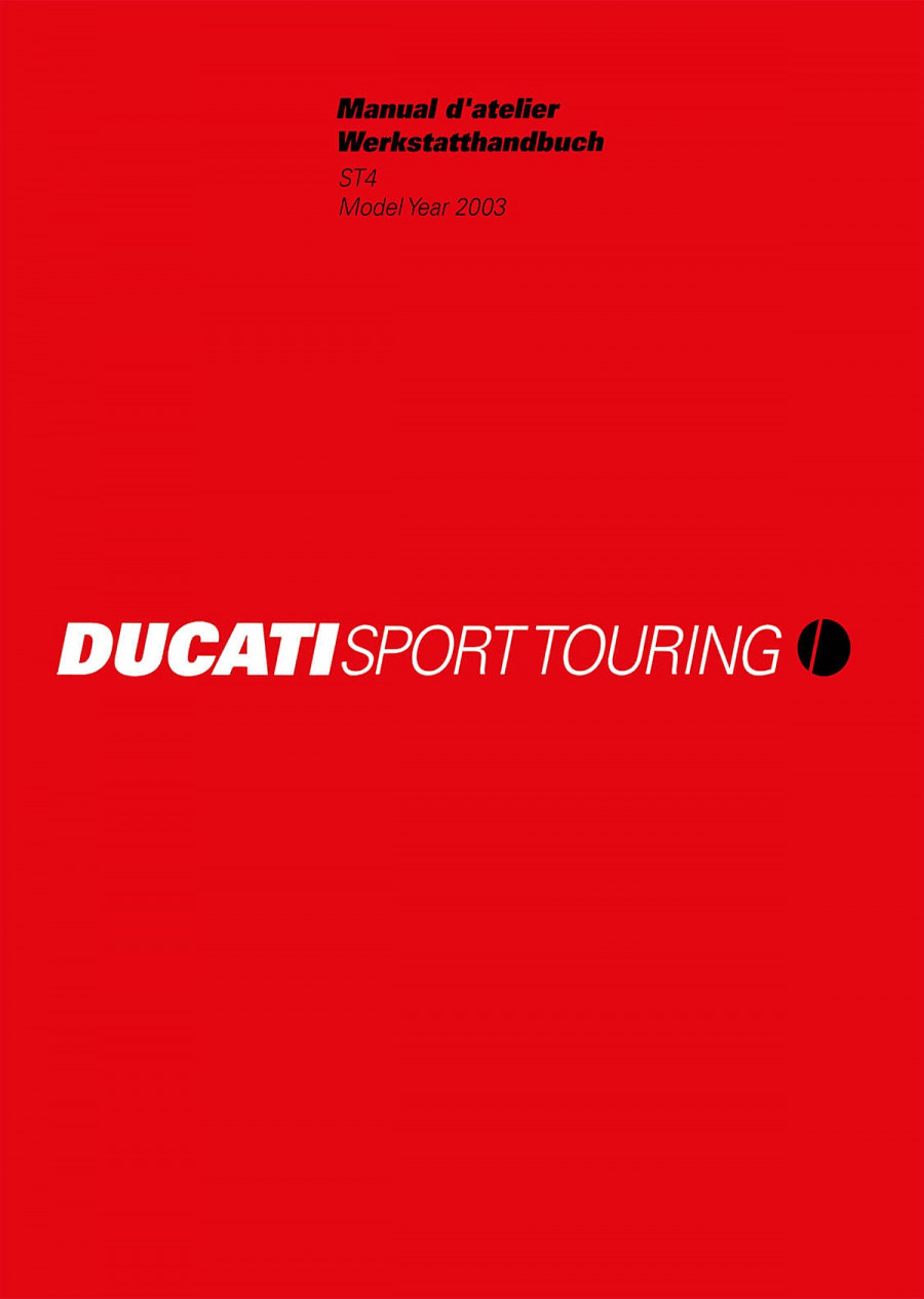 Ducati SportTouring ST4 MY2003 Werkstatthandbuch