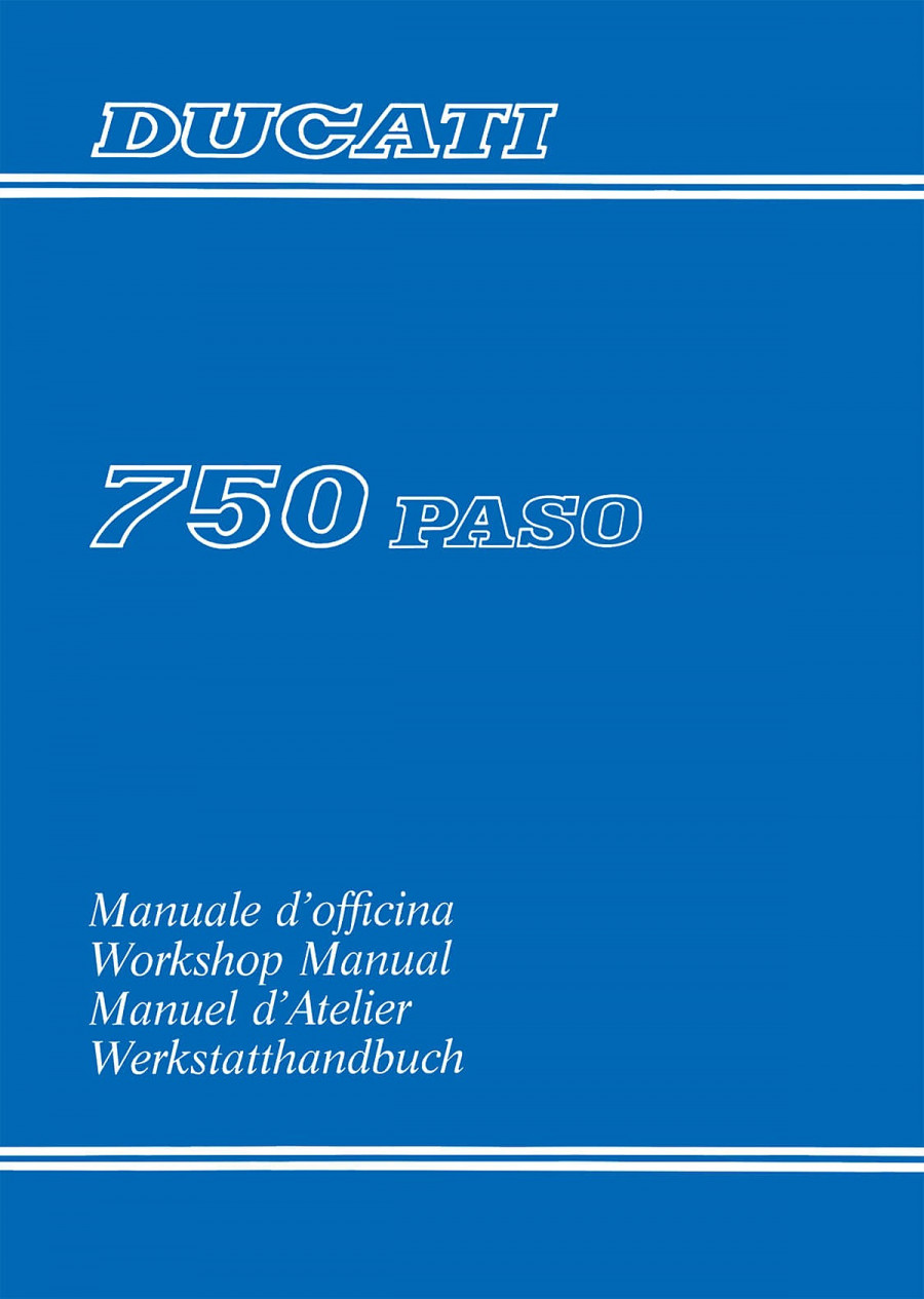 Ducati 750 Paso Werkstatthandbuch