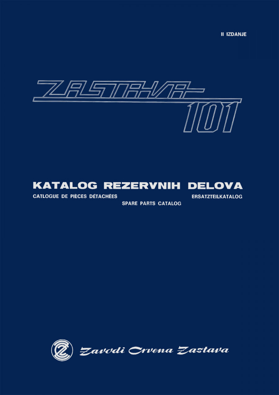 Zastava 101 Ersatzteilkatalog