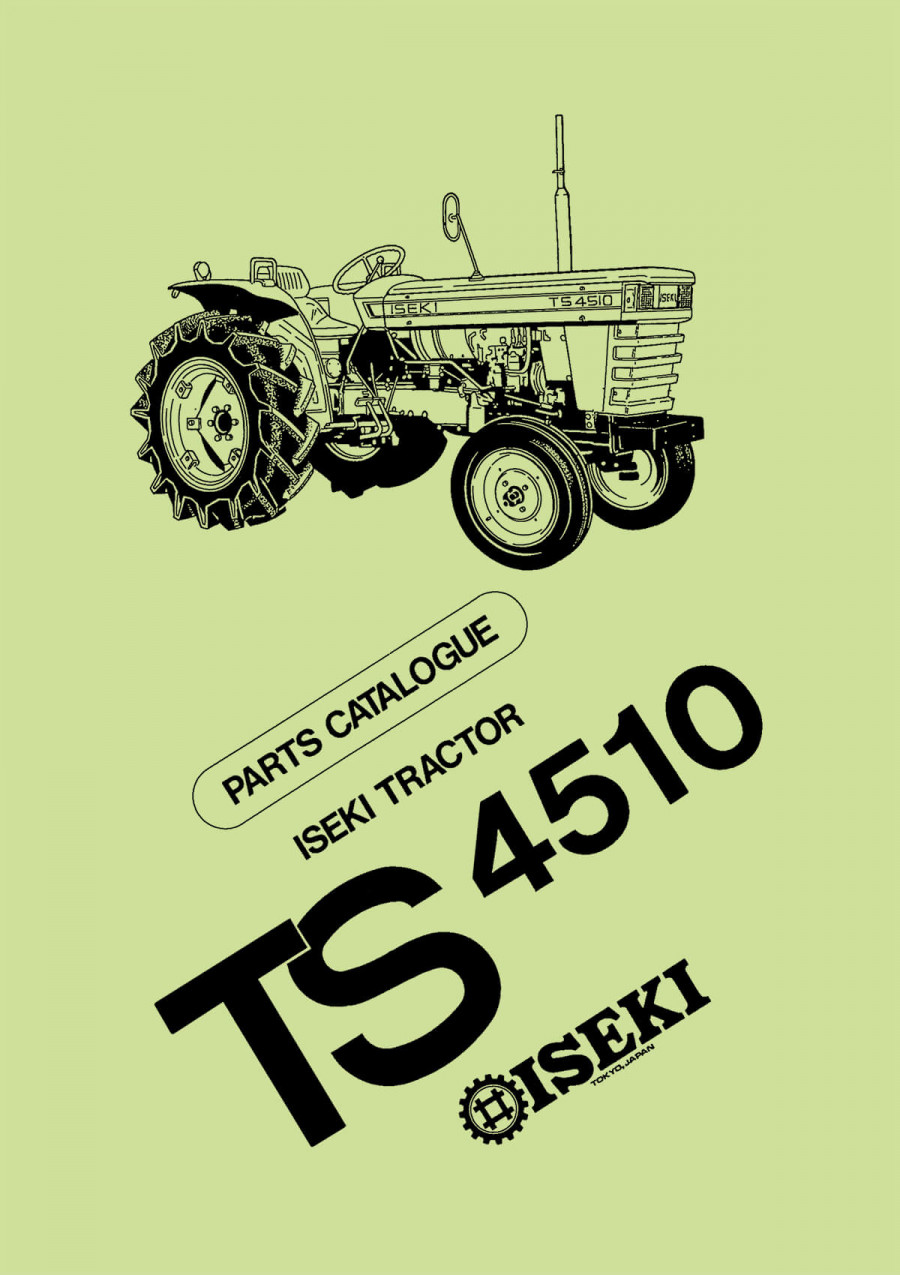 Iseki Traktor TS4510 Parts Catalogue