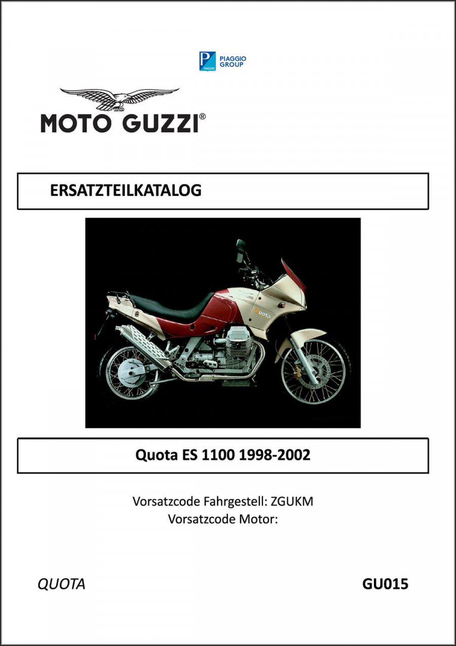 Moto Guzzi  Quota 1100ES 1998-20002 Ersatzteilkatalog