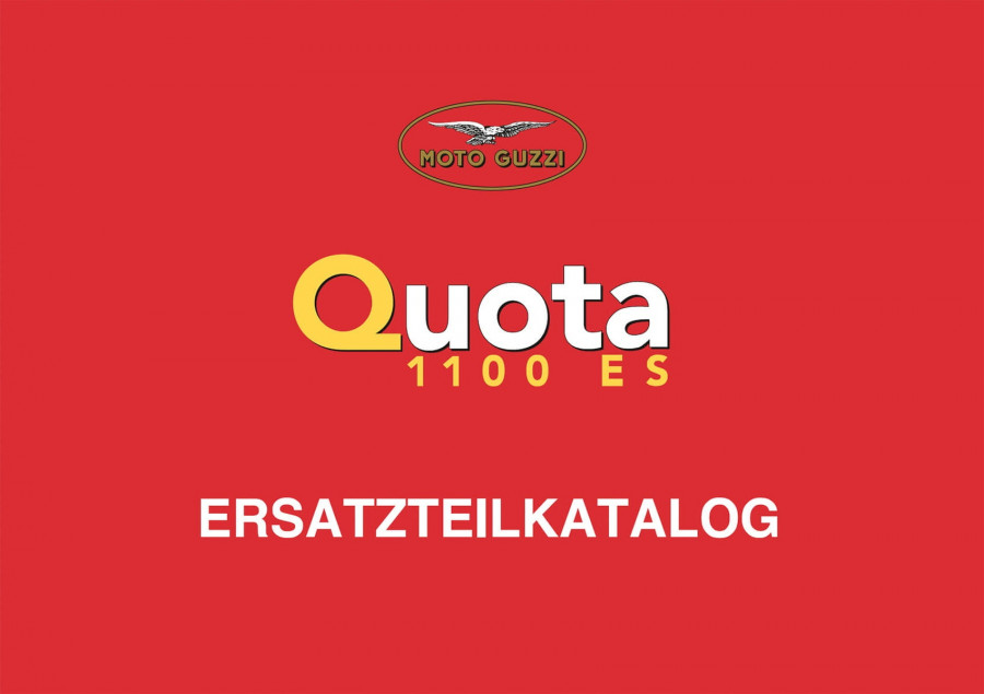 Moto Guzzi  Quota 1100ES Ersatzteilkatalog