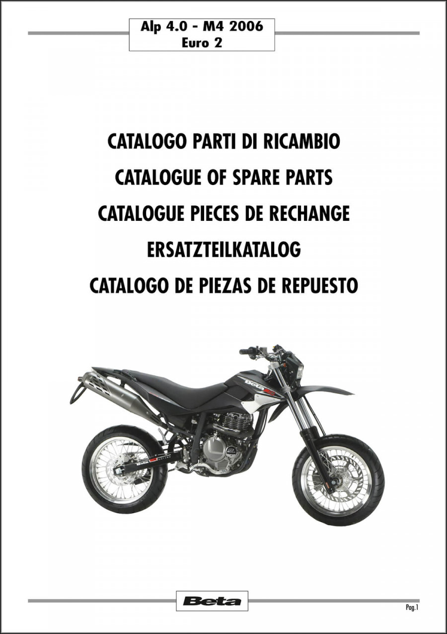 Beta Alp 4.0 M4 Ersatzteilkatalog