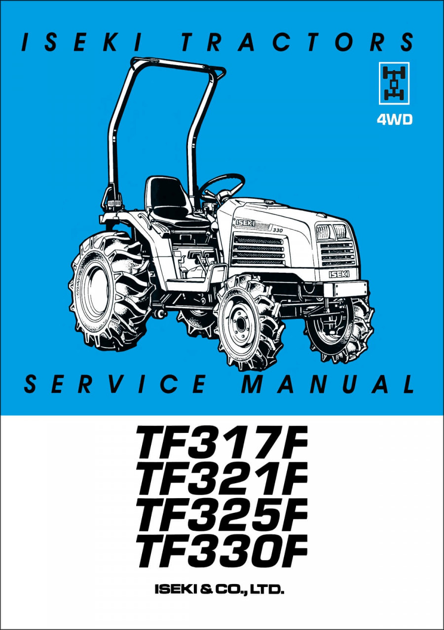 Iseki Traktor TF317F TF321F TF325F TF330F Service Manual