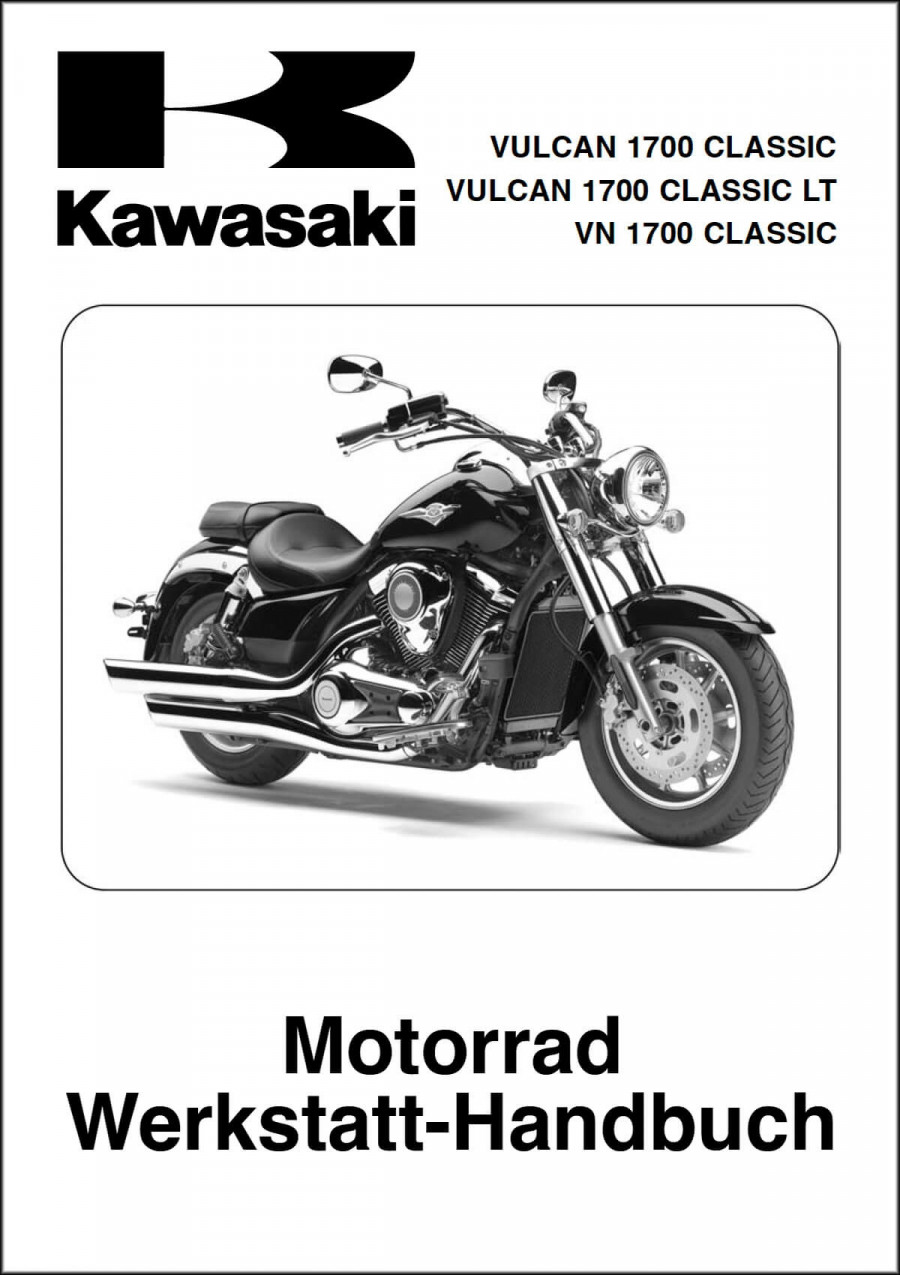 Kawasaki Vulcan 1700 Classic MY2009 Reparaturanleitung