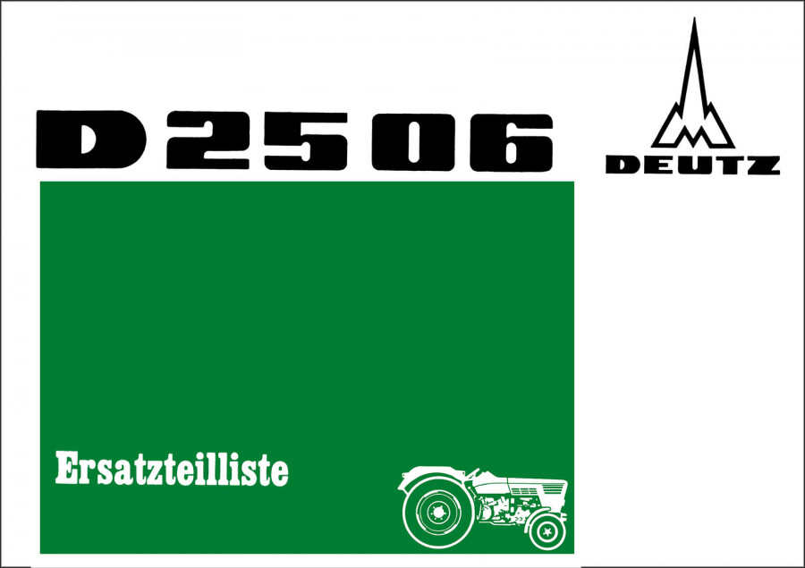 Deutz D2506 Ersatzteilkatalog