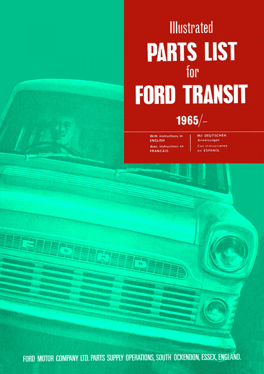 Ford Transit Parts List