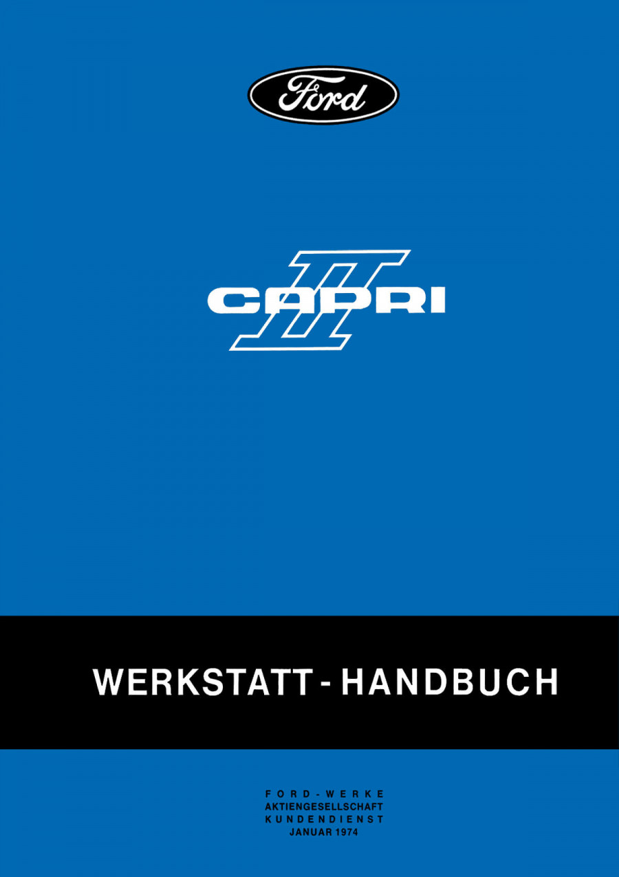Ford Capri II Werkstatthandbuch