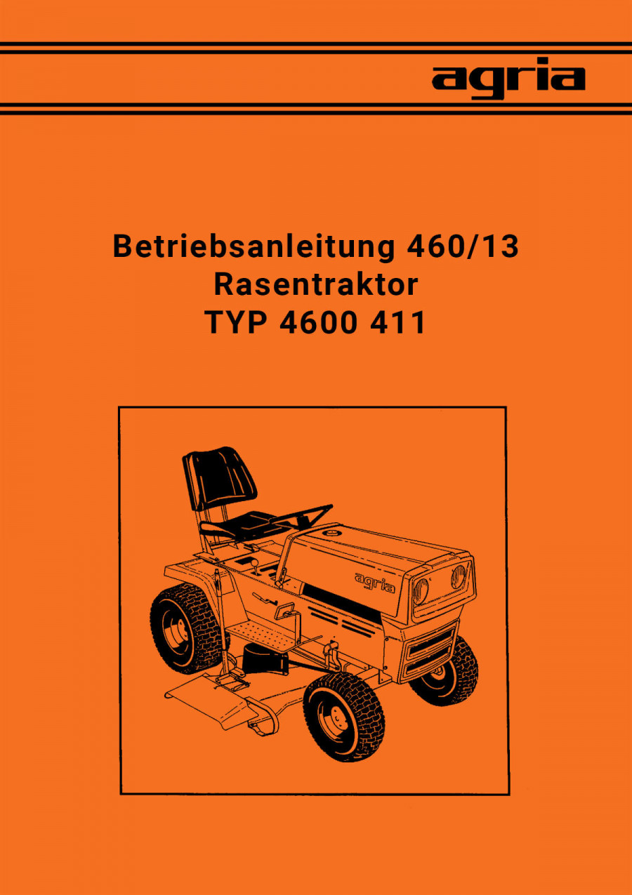 Agria 4600 411 Betriebsanleitung