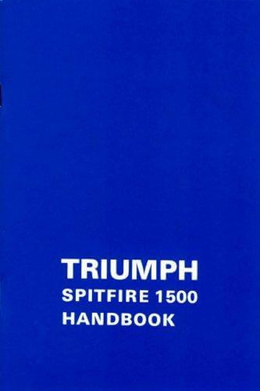 Triumph Spitfire 1500 Handbook