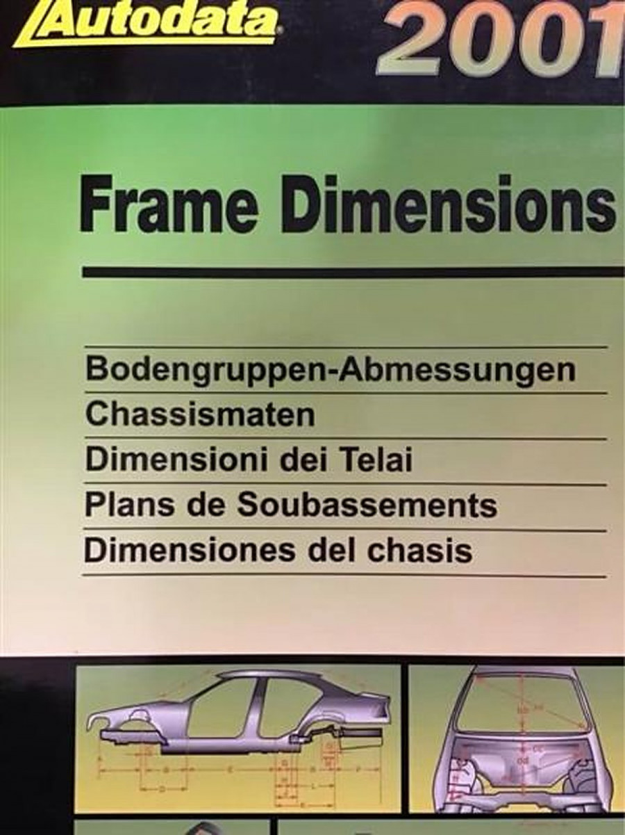 Autodata 2001 Frame Dimensions - Bodengruppen Abmessungen
