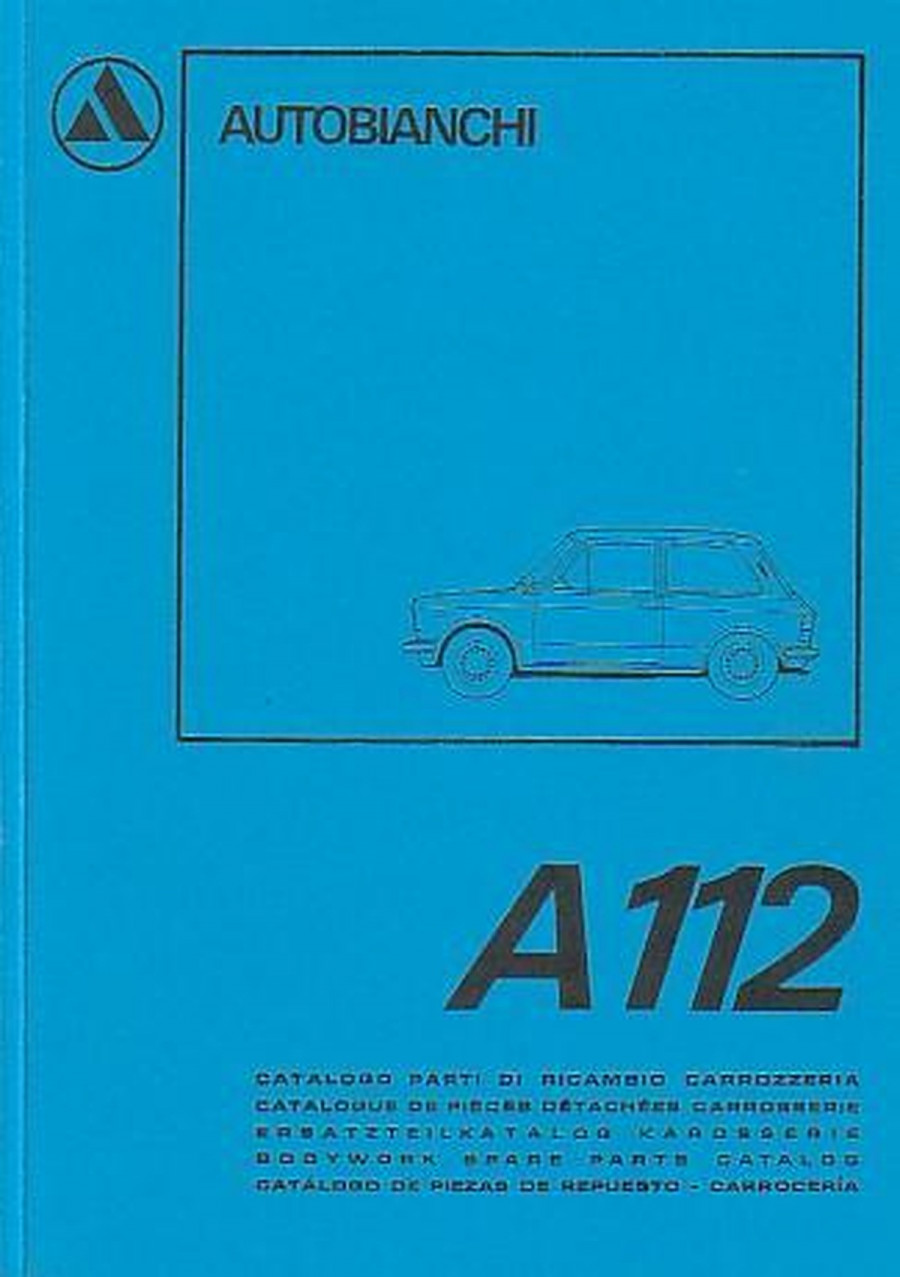 Autobianchi A 112 Karosserie Ersatzteilkatalog
