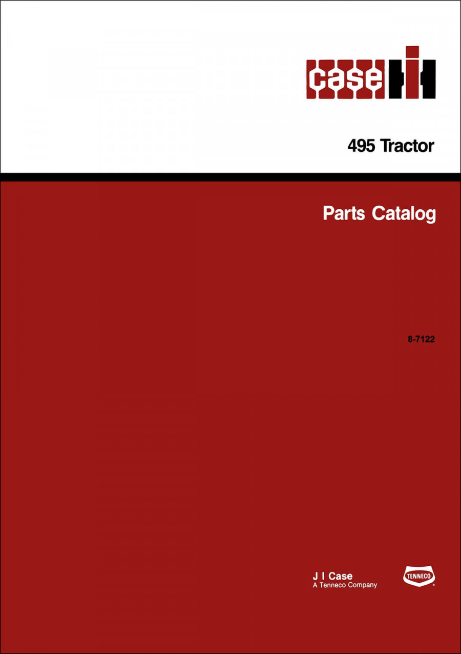 Case 495 Tractor Ersatzteilliste