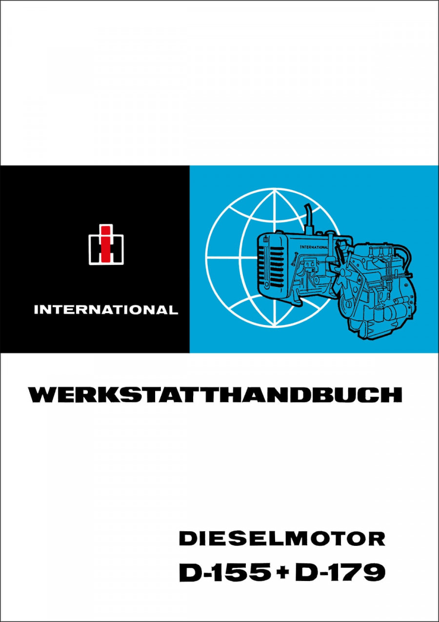 McCormick International Dieselmotor D-155 / D-179 Werkstatthandbuch