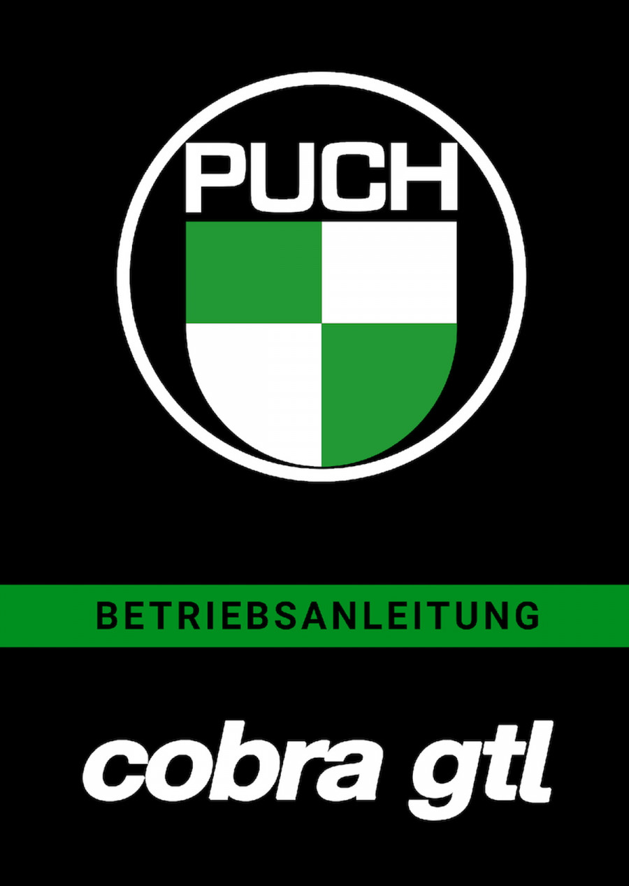 Puch Cobra GTL Betriebsanleitung