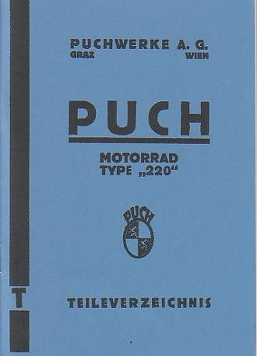 Puch 220 Eratzteilkatalog