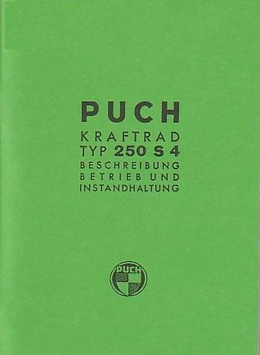 Puch 250 S4 Wehrmachtsmodell Betriebsanleitung