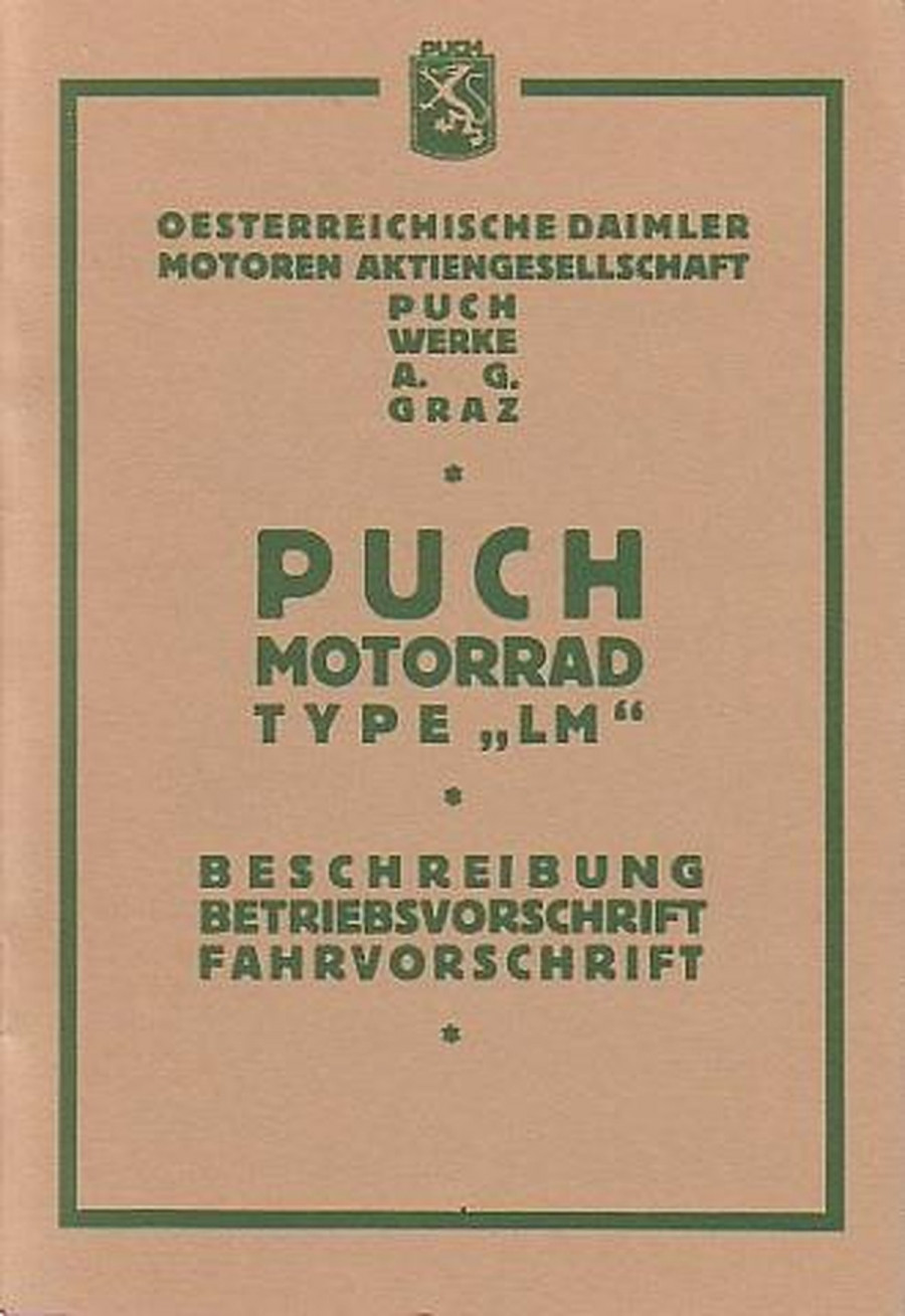 Puch LM Betriebsanleitung