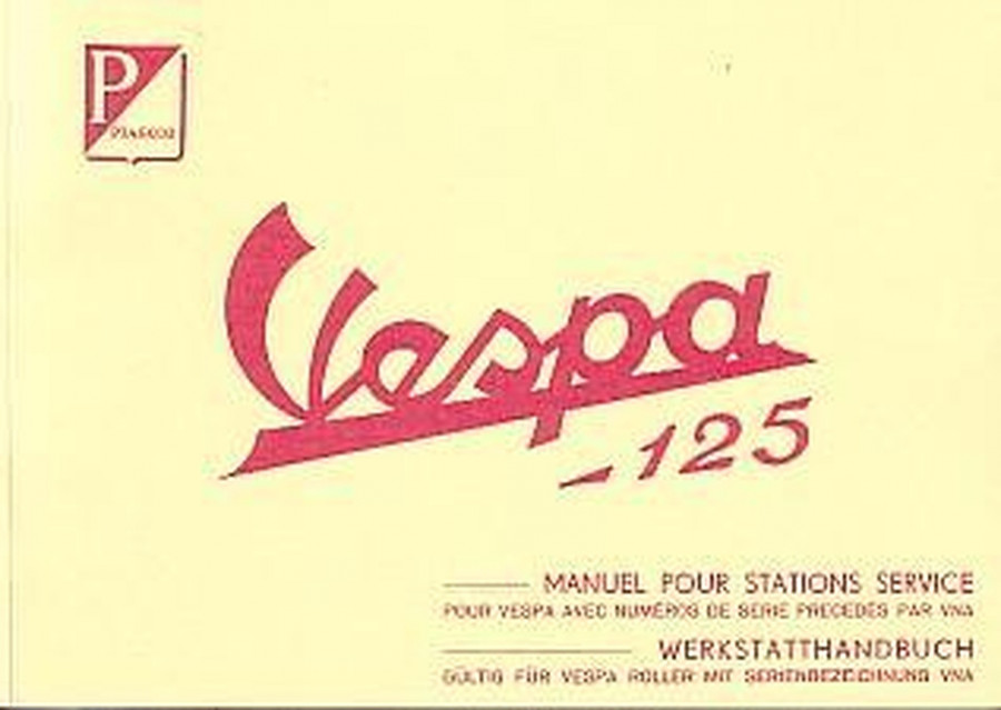 Vespa 125 VNA Reparaturanleitung