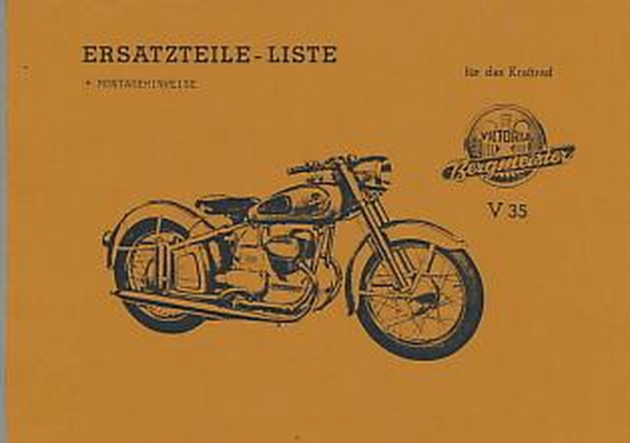 Victoria Bergmeister V35 Ersatzteilkatalog