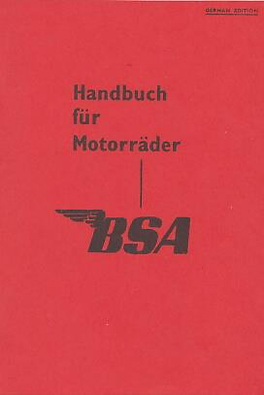 BSA Modelle 1955 und 1956 Betriebsanleitung
