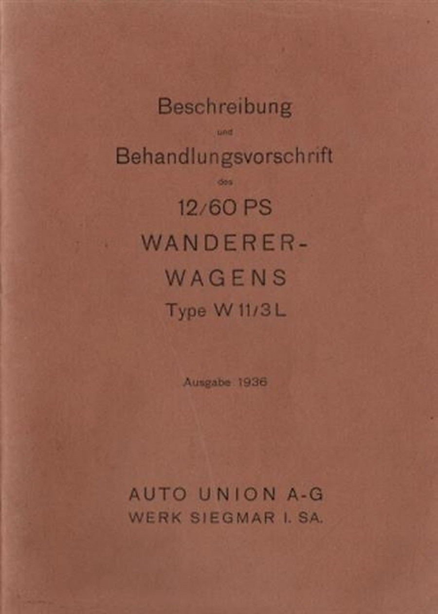 Wanderer W11 Betriebsanleitung