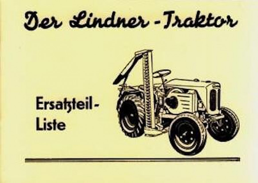 Lindner L15 Traktor Ersatzteilkatalog