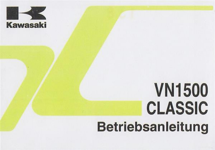 Kawasaki VN 1500 Classic, E1 / F1, Betriebsanleitung