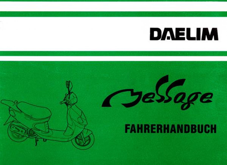 Daelim Message Fahrerhandbuch