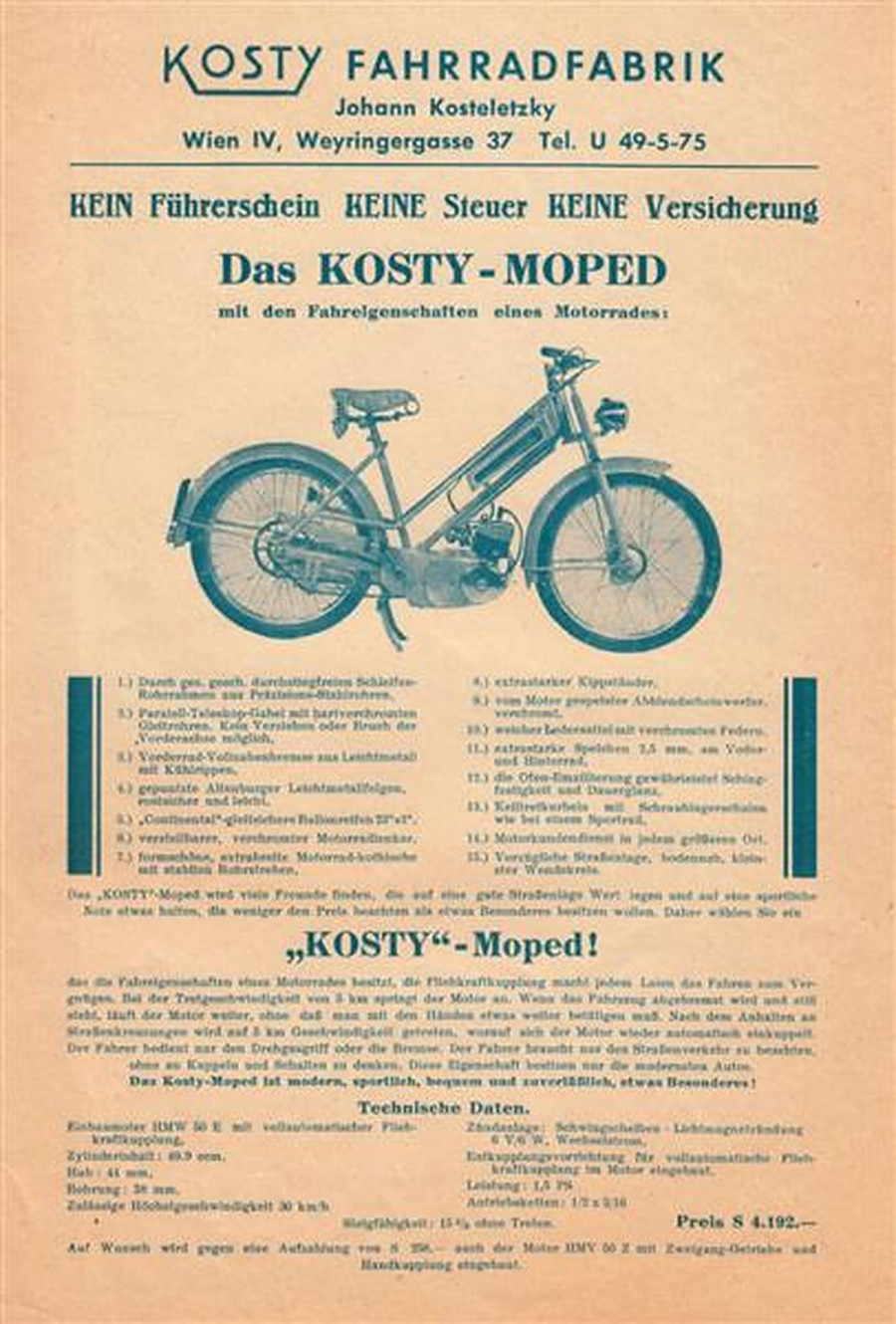 Kosty Moped Prospekt
