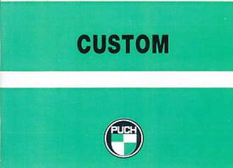 Puch Custom, 2-Gang-Handschaltung Betriebsanleitung