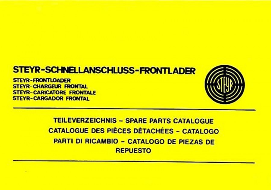 Steyr Schnellanschluss-Frontlader Ersatzteilkatalog