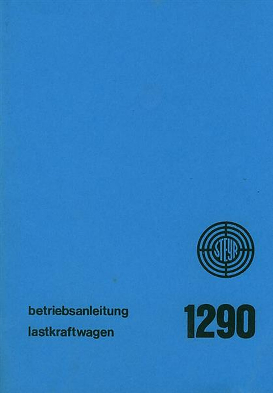 Steyr LKW Typ 1290 Betriebsanleitung