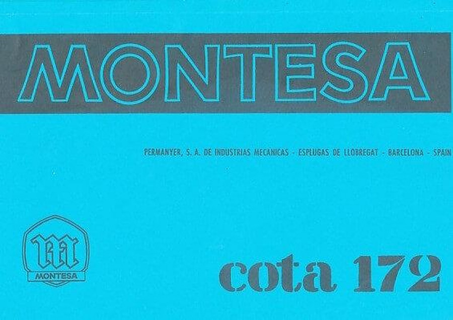 Montesa Cota 172 Betriebsanleitung und Ersatzteilkatalog