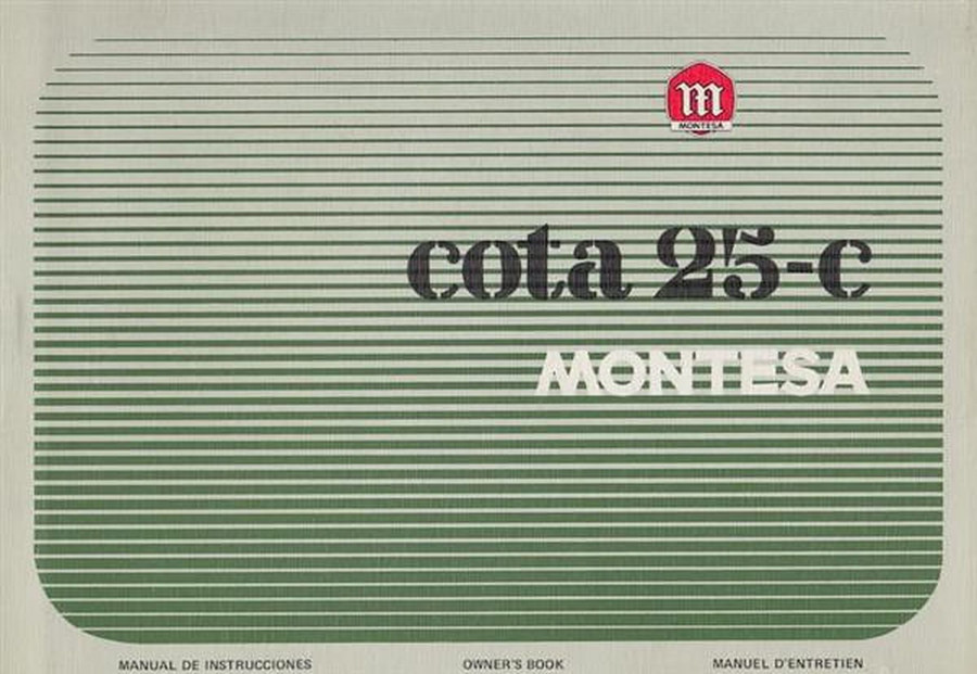 Montesa Cota 25-C, Owner's Book
