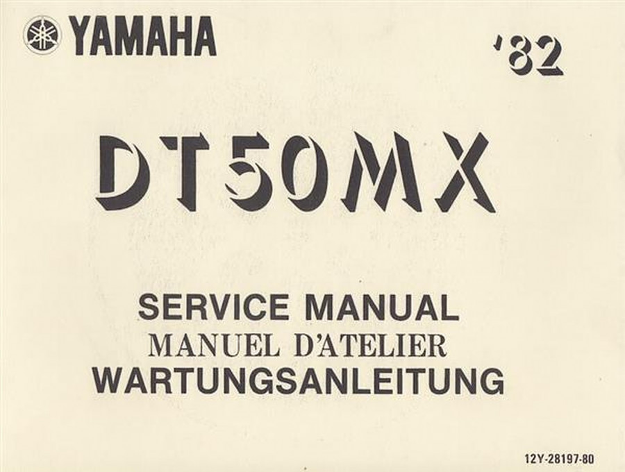 Yamaha DT50MX Reparaturanleitung