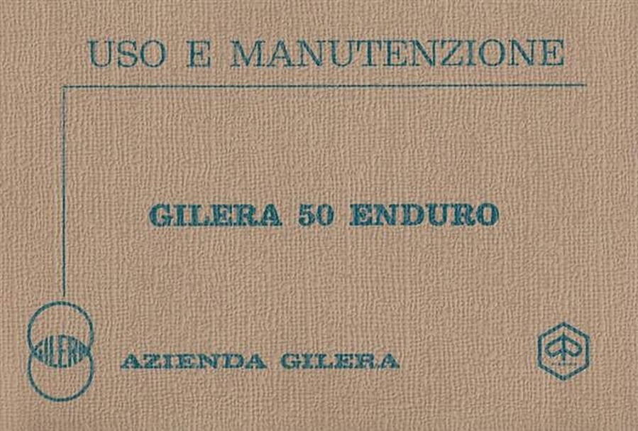 Gilera 50 Enduro, 50 RS Uso e Manutenzione
