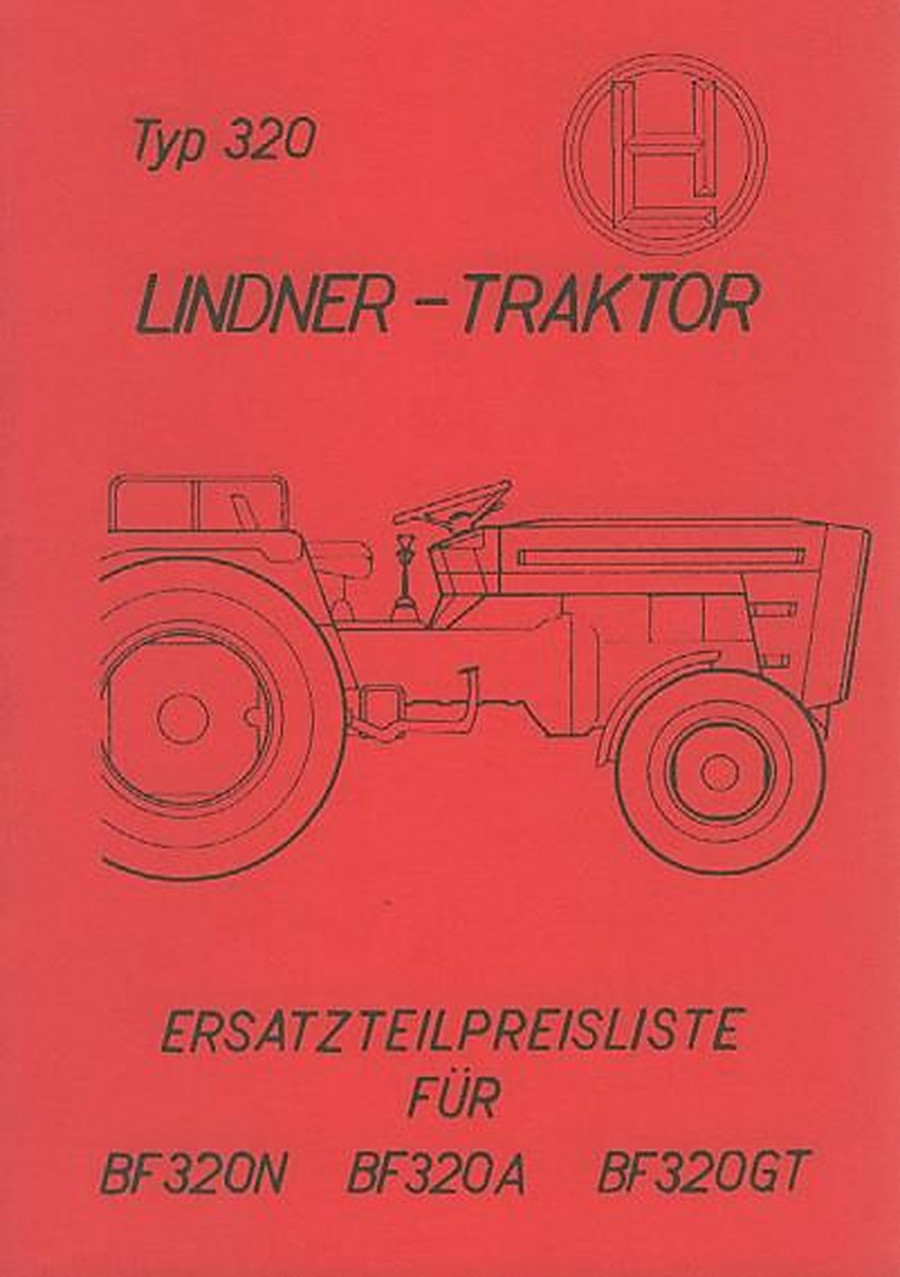 Lindner BF320N BF320A BF320GT Ersatzteilkatalog