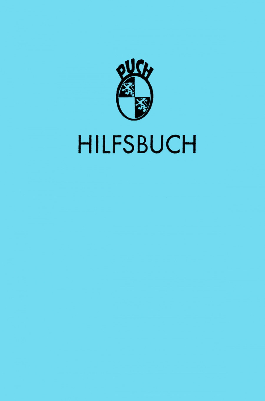 Puch Hilfs-Buch 1933/34