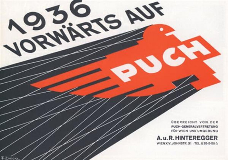 „Vorwärts auf Puch“ Prospekt