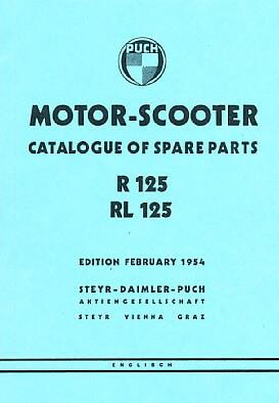 Puch 125 R / 125 RL, Scooter, Spare-parts-list