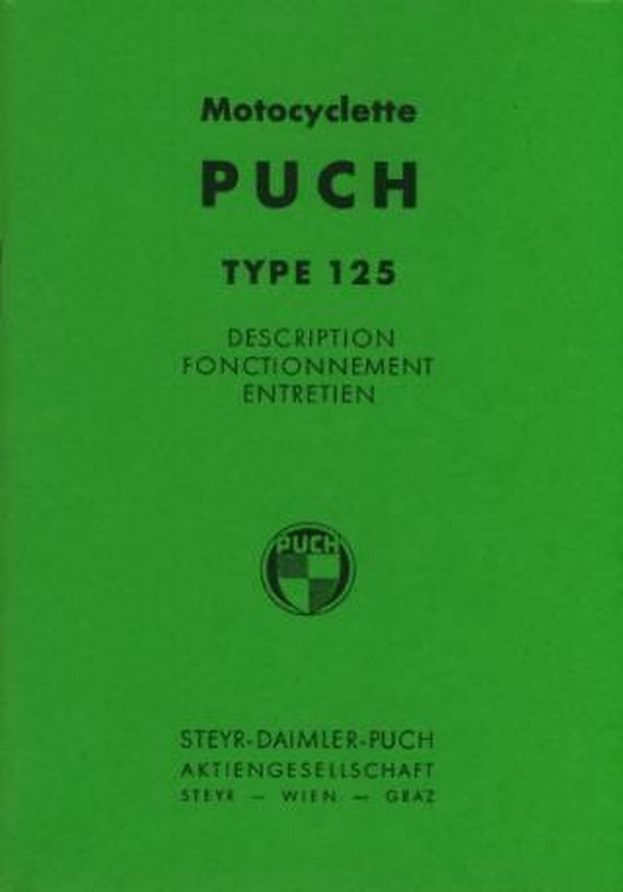 Puch 125 T (Touren), Description, Fonctionnement, Entretien